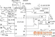 数字万用表电路中的由3 3/4位双积分式A/D转换器ICL7149构成的单片3 1/2位自动转换量程数字万用表电路图