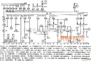 大众（上汽）中的帕萨特舒适系统电控单元、行李箱照明灯、油箱盖开关电路图