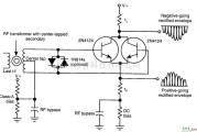检测电路中的简单的全波包络检波器
