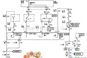 别克中的君威音响警告信号输入电路图