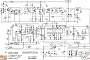 综合电路中的莲花牌TSL814型台式收录机电路原理图