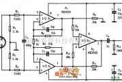 宽带放大器电路中的巧用NE5532作平衡输入话筒放大器电路图