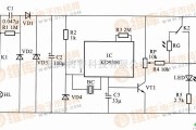 灯光控制中的基于KD9300构成的声、光双控延时照明控制器电路图