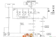 别克中的2.0 L（L34）发动机、输入/输出和车速传感器电路图