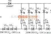 灯光控制中的电压显示器电路图