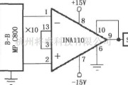 仪表放大器中的INA110快速扫描数据采集通道电路
