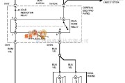 奥迪中的1997奥迪 A6 喇叭电路图