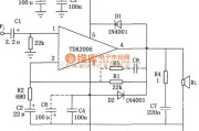 电子管功放中的10W音频功率放大器TDA2006的典型应用电路图