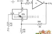 宽带放大器电路中的宽带跨导型运算放大和缓冲器OPA660的电流反馈放大电路图