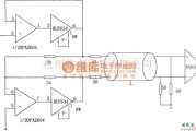 运算放大电路中的单端输入变为差动输入馈线驱动器(OPA2604、BUF634)电路图