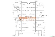 耦合隔离放大中的ISO102／106的增益调整、失调调整和带宽控制的电路