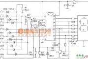 LED电路中的数码显示抢答器电路图