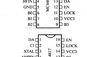 数字电路中的电路引脚及主要特性MC44807/17 PLL调谐电路