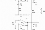 音频电路中的基于TDA2030/TDA2030A组成的BTL中低音功放电路