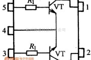 晶闸管控制中的双管单阻型电路图