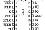 数字电路中的74系列数字电路7473.74H73与输入J-K主从触发器(带清除端)