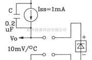 温控电路中的温度传感器采用恒流源的测温电路图