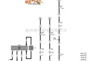 大众（一汽）中的宝来右侧气体放电灯、右侧远光灯、右侧驻车灯、右侧转向灯电路图