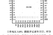 数字电路中的电路引脚及主要特性DS1384 计时器控制器