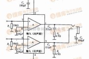 耳机放大中的TDA2822构成立体声耳机应用电路图