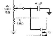增益可调放大电路中的MOSFET的可变射频增益控制电路图