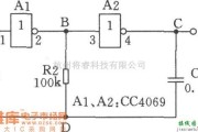 多谐振荡产生中的简易多谐发生器电路图