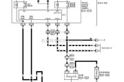 日产中的骐达后车窗除雾器电路图一