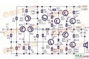 音频电路中的功率放大器使用恒流源的典型电路图