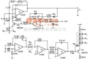 振荡电路中的由TL082等构成的扫描振荡电路图