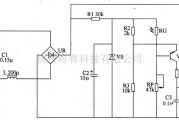 光电产生电路中的自动调光台灯