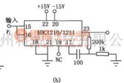 数字电路中的ADC1210／1211的模拟输入、数字输出的三种接法