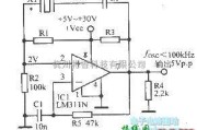 振荡电路中的比较器LM311N构成的晶体振荡器