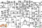 显示器电源中的PCON CN-1402型SVGA彩色显示器的电源电路图