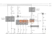 大宇中的大宇电源、搭铁、P/N开关、自动变速箱电磁阀电路图