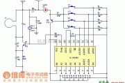 遥控电路（综合)中的匙扣式无线编码遥控器电路图二