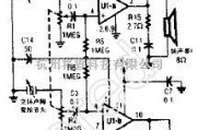 遥控电路中的基于LM2877构成具有低音控制的立体声电唱机放大器