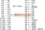 语音电路中的语音合成芯片VP-1410连成512K位的EPROM应用电路图