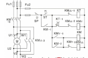 星三角起动原理及实物接线图分析