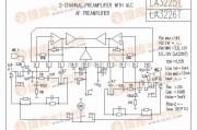 音频电路中的LA3225-6T功放电路图