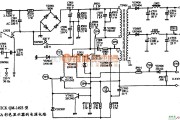 显示器电源中的QUICK QM-1493型VGA彩色显示器的电源电路图