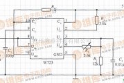 由W723组成的输出电压比基准电压低的应用电路图