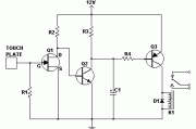 简单的触摸开关电路