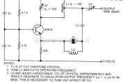 音频电路中的50-150MHz泛音振荡器