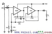 耳机放大中的双耳式耳机的运放电路图