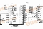 接口电路中的V2XE与51单片机接口电路图