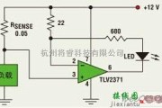 电工测试工具中的简易负载电流大小指示电路图