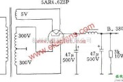 电源电路中的电子管整流电路图