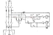 报警控制中的三相半波整流能耗制动电动机控制电路图