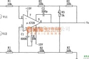 运算放大电路中的μA709构成的可变增益差动放大电路图