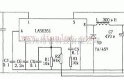 电源电路中的基于LAS6351大电流高效开关稳压源电路图